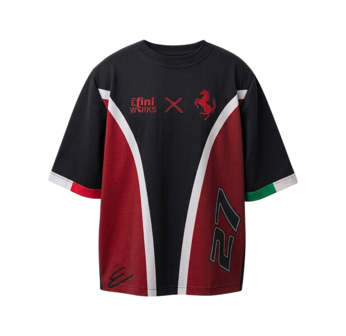 تيشيرت إفينيوركس × SF90XX أسود