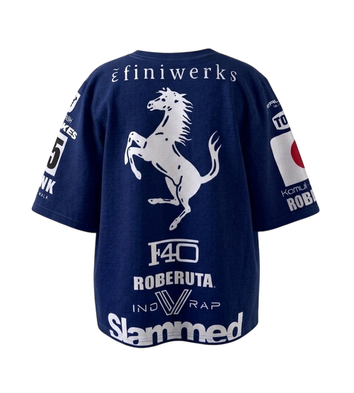 Efiniwerks x LBwerks F40 Blue Tee